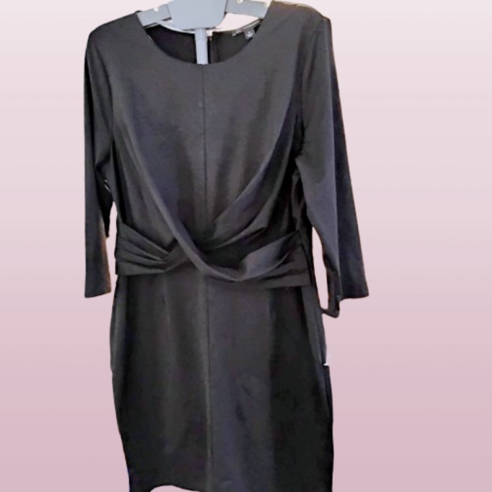 INC Black‎ Draped Dress — Like New, Never Worn XL